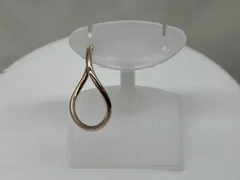 【K10】ピアス/金/ゴールド/フープ/片方のみ/レディース/アクセサリー/中古