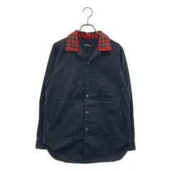 tricot COMME des GARCONS / トリココムデギャルソン | 1994SS | タータンチェック オープンカラー シャツ ブラウス | ブラック/レッド | レディース