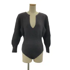 JUN MIKAMI / ジュンミカミ | ウール アルパカ ボディースーツ ニット | パープル | レディース