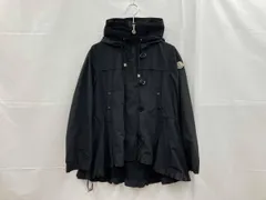 MONCLER モンクレール モッズコート 薄手ジャケット 54555 サイズ0 ブラック 通年