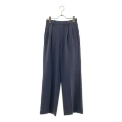 Spick and Span / スピックアンドスパン | 2025SS | ダブルクロスツータックパンツ | 34 | ネイビー | レディース