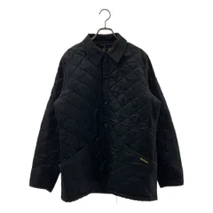 Barbour / バブアー | ロゴボタン キルティング ジャケット | M | ブラック | メンズ