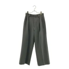 Spick and Span / スピックアンドスパン | 2024SS | ダブルクロスツータックパンツ | 36 | チャコール | レディース