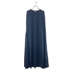 DES PRES / デプレ | コンパクトコットンスムースジャージー ノースリーブロングワンピース | 36 | ダークブルー | レディース
