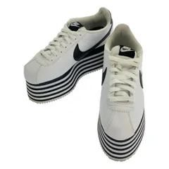 COMME des GARCONS / コムデギャルソン | ×NIKE / CORTEZ Platform コルテッツ プラットフォーム スニーカー | 23cm | ホワイト/ブラック | レディース