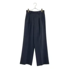 Spick and Span / スピックアンドスパン | 2025SS | ダブルクロスツータックパンツ | 36 | ネイビー | レディース