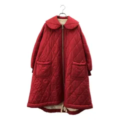 tao COMME des GARCONS / タオコムデギャルソン | 2022AW | キルティング ラウンドカラーコート | M | レッド | レディース