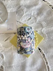 ミナペルホネン  tambourine x strawberry thief  ♡ ロングポニーフック　ヘアピアス