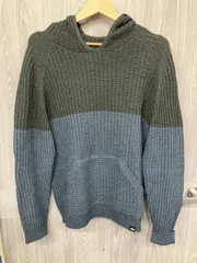 THE NORTH FACE / ザノースフェイス パーカー グローブワッフルフーディ ネイビー グレー