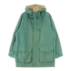 Eddie Bauer (エディバウワー) 80S 黒タグ フーデッド マウンテンパーカー ジャケット グリーン