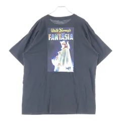 JOURNAL STANDARD (ジャーナルスタンダード) ×DISNEY FANTASIA ディズニー ファンタジア シングルステッチ クルーネック半袖プリントTシャツ カットソー ブラック 25-071-600-9060-1-0