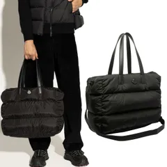 8 MONCLER モンクレール 5D00010 M7451 NEW CARADOC ブラック トートバッグ ショルダーバッグ