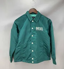 ★ DIESEL ディーゼル ジャケット コーチジャケット サイズ12 グリーン 冬
