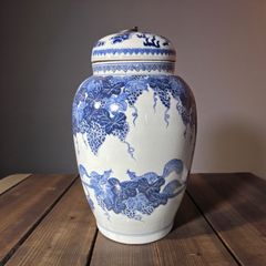 大清康熙年製 六角花瓶 山水風景図 時代物 壺 中国 フラワーベース