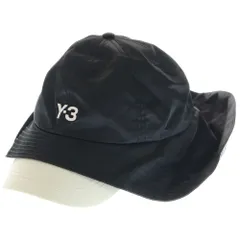 Y-3 (ワイスリー) STRAPS HAT ストラップス タルク ロゴデザイン つば付き バケットハット キャップ 帽子 ブラック JP1147