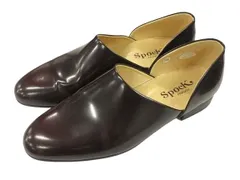 ハルタ HARUTA Spock スポックシューズ SF850 レザーシューズ 26.5cm ワインレッド系 革靴