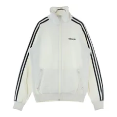 adidas (アディダス) 00S ベッケンバウアー トレフォイルタグ ロゴ刺繍 スリーストライプ トラックジャケット ホワイト 705651