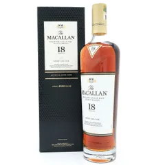 【 古酒 】スコッチ ウイスキー MACALLAN ザ マッカラン 18年 シェリーオーク カスク 700ml 43% 箱付 2022リリース シングルモルト 中古 洋酒