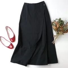 RHC Ron Herman ロンハーマン ラップスカート ロング S 黒 ブラック(53K＋8567)26H☆