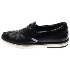 JIMMY CHOO (ジミーチュウ) スタースタッズ スリッポン スニーカー ブラック