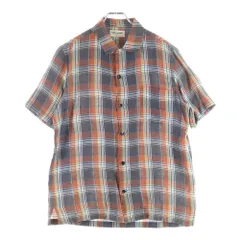 SAINT LAURENT PARIS (サンローランパリ) 16SS チェック柄 ショートスリーブ オープンカラーシャツ マルチカラー 411911 Y966L