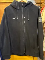 ミズノ パフォーマンス ブラック フリース ジャケット