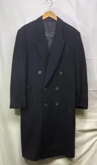 BLIN&BLIN カシミヤ カシミア 100% ダブル チェスターコート サイズ：M カラー：パープルネイビー