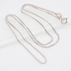 L558 ヴィンテージ 925 ITALY刻印 ネックレス ベネチアンチェーン デザイン シルバー