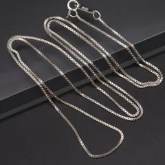L874 ヴィンテージ SILVER925刻印 ネックレス ベネチアンチェーン デザイン シルバー