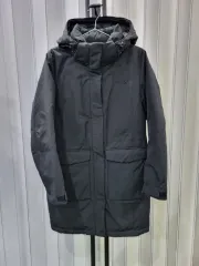 THE NORTH FACE ザノースフェイス レディース ダウンジャケット ロング丈 ブラック グースダウン