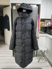 THE NORTH FACE ザノースフェイス フード ダウンジャケット ロング丈 ブラック