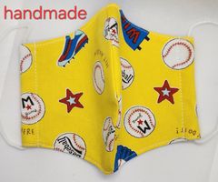 No.542 オーダーマスク サッカー ボール スパイク ロゴ ハンドメイド