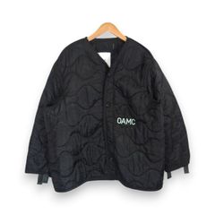 OAMC PEACEMAKER QUILTIING LINER JKT BLACK サイズL 32A28OAY34 CAPOA007 オーエーエムシー ピースメーカー キルティング ライナージャケット アウター 大名店