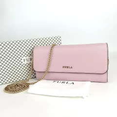 FURLA フルラ ロゴ チェーンウォレット 長財布 レザー 16-352(6)
