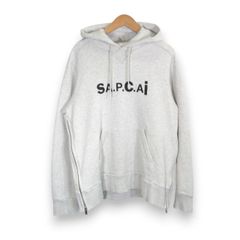 S.A.P.C.A.I. グレー パーカー サイドジッパー♡ - メルカリ