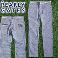 新品 パーリーゲイツ ジャックバニー 吸水速乾ストライプロングパンツ