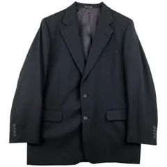 古着 DAKS ストライプ柄 ウールテーラードジャケット USA製 メンズM相当/eaa458410