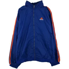 古着 90~00年代 アディダス adidas 3本ライン ナイロンジャケット メンズXL相当/eaa608583