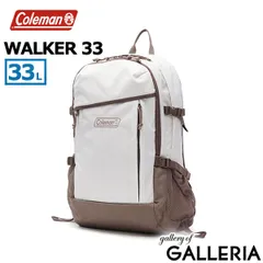 【公認販売店】 コールマン リュック メンズ レディース 大容量 通学 Coleman カジュアル 通勤 おしゃれ 軽量 軽い 33L 大人 リュックサック B4 A4 2層 無地 撥水 男子 女子 WALKER ウォーカー33 ホワイトヘリンボーン
