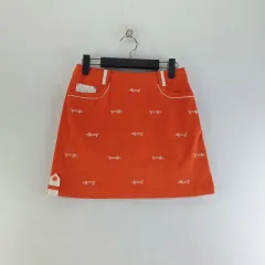 ルイカステル レディース 64-85 オレンジ ミニ スカート L2297