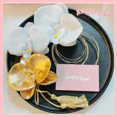 ホワイト金 胡蝶蘭髪飾り 成人式 結婚式 卒業式 アーティシャルフラワー 前撮り 260205