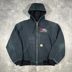 carhartt カーハート 00's ダック地 アクティブジャケット フルジップパーカー アクティブパーカー ブラック コットン