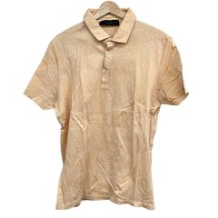 ETRO(エトロ) 半袖ポロシャツ サイズXL メンズ美品  - オレンジ×白 ペイズリー柄