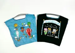 ボールアンドチェーン トートバッグ 新品 スカイブルー/ブラック Mサイズ