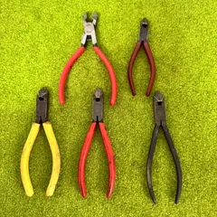 【有名ブランド集結】斜ニッパー 5本セット★MERRY・LOBSTER・HOZAN他