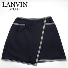 LANVIN SPORT ランバンスポール　スカート　ゴルフウェア　ブラック　黒　40 L相当