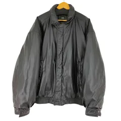 ザラ ZARA フェイクレザーパフジャケット メンズ import：XL 