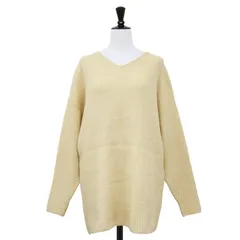 Ballsey ボールジー ニット イエロー サイズ:S(9号) | ウール セーブル カシミヤ Vネック プルオーバー / ニット | 長袖 ドロップショルダー | トップス セーター | トゥモローランド【レディース】【中古】
