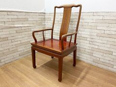 花梨 唐木 無垢材 飾り椅子 シノワズリチェア - メルカリ