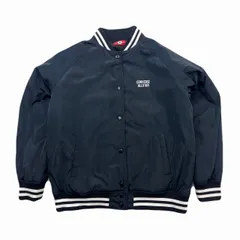 コンバース ブルゾン レディース L ブラック ナイロンジャケット ウィンドブレーカー スタジャン 黒